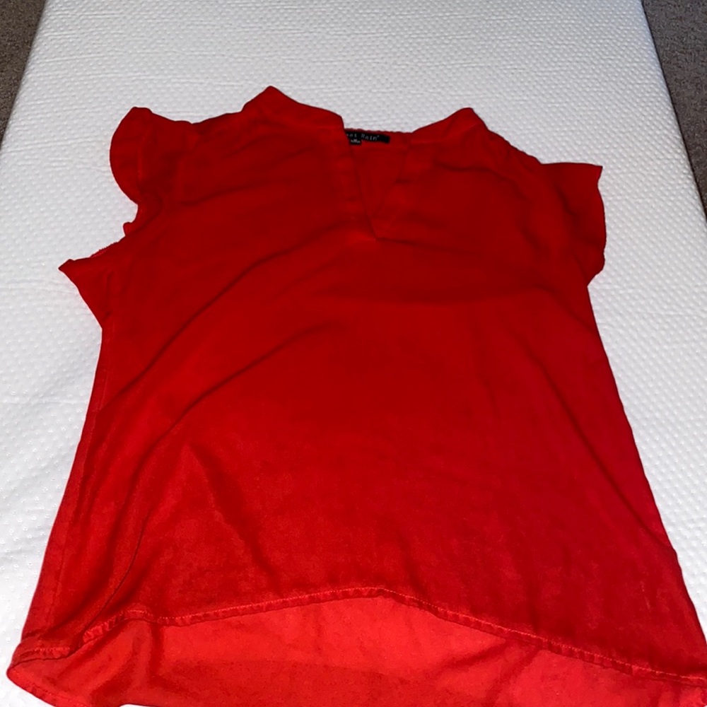 Red blouse